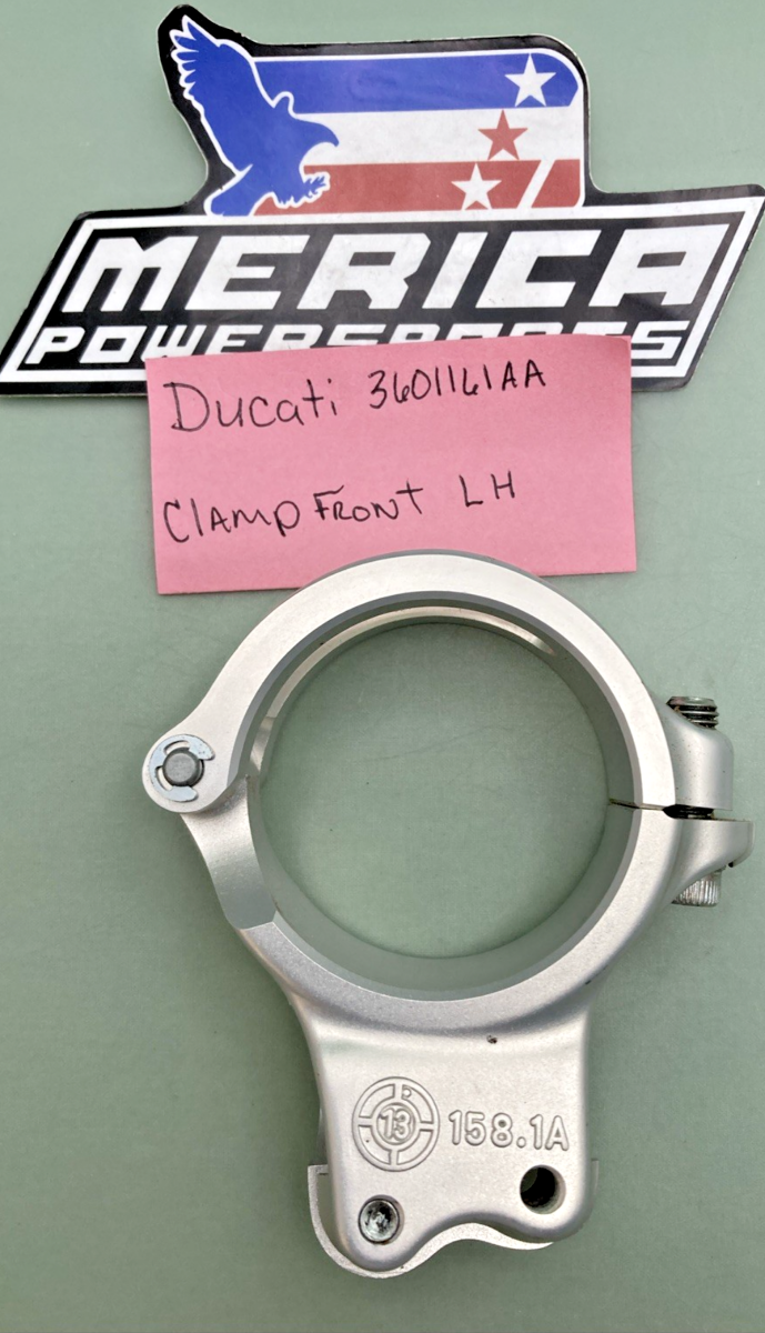 Genuine Ducati 36011611AA CLAMP FRONT LH