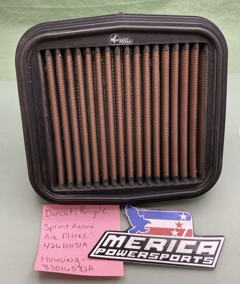 Replaces Ducati 42610451A / 83016582A Panigale Sprint Airbox Air Filter/ Housing