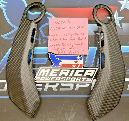 New Replaces Ducati CBDU-MST937-SPN1-T Monster 937 Carbon Fiber Side Panel Set