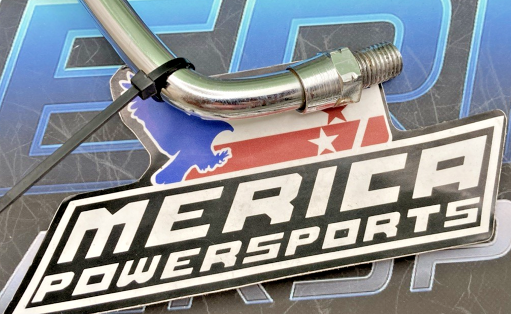 Replaces Yamaha 3Y1-26290-00-00 Rear View Mirror Assy, (RH) Black