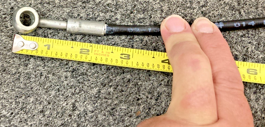 Replaces Ducati Rear Brake Line Hose Set, Monster-696, M696