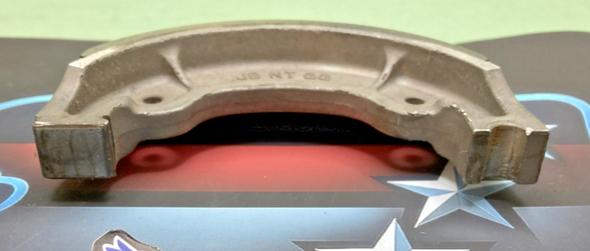 Genuine Yamaha 3LS-W2536-00 Front Brake shoe, Fits: TW200, XV250, XT350