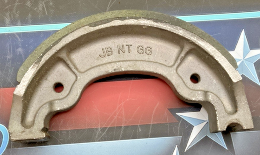 Genuine Yamaha 3LS-W2536-00 Front Brake shoe, Fits: TW200, XV250, XT350