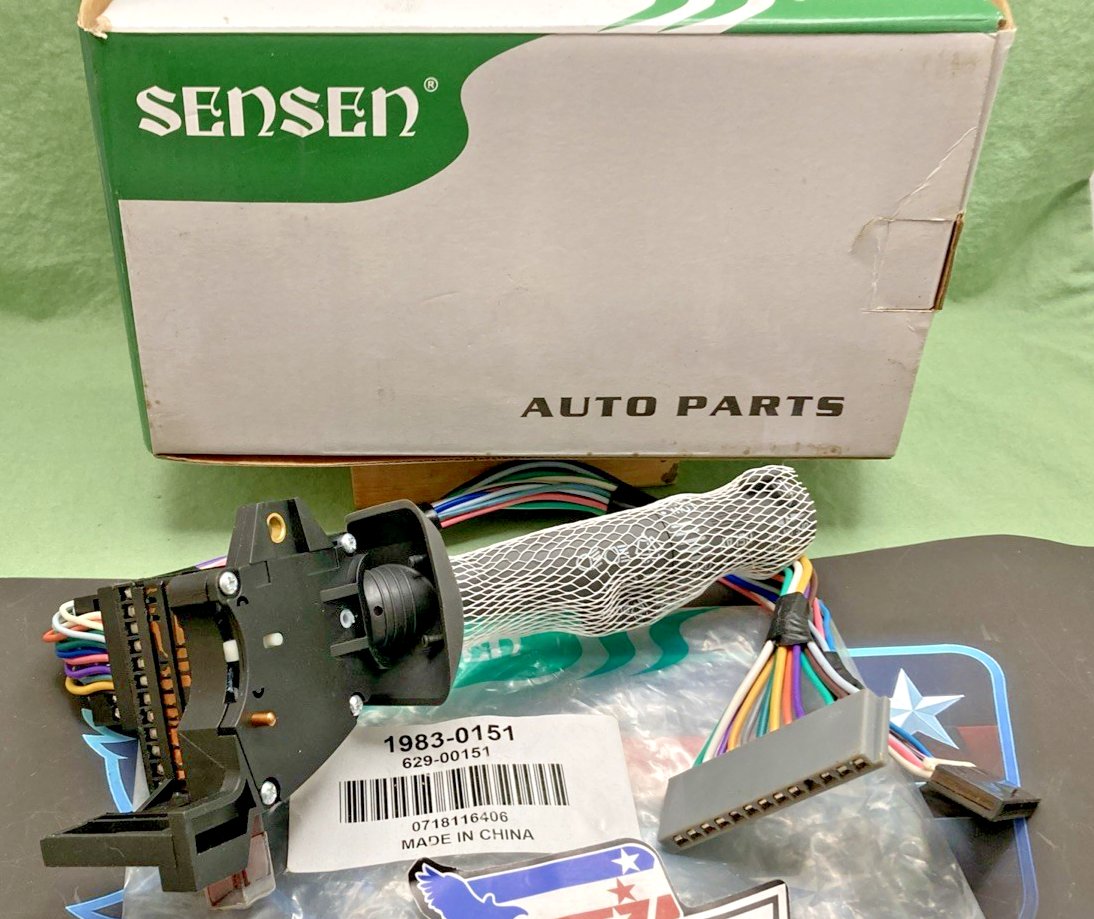 New Genuine Sensen 1983-0151 629-0151 Turn Signal Switch, Fits: 95-02 Chevy GMC