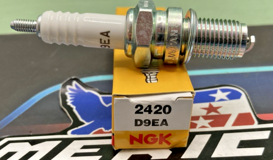 QTY 2 New Genuine NGK 2420 D9EA Nickel Spark Plug