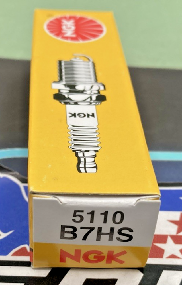 Qty 2 New Genuine NGK 5110 B7HS Nickel Spark Plug (0.7MM Gap)