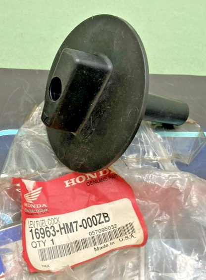 New Genuine Honda 16963-HM7-000ZB Petcock Fuel Lever, Fits: TRX400 TRX450