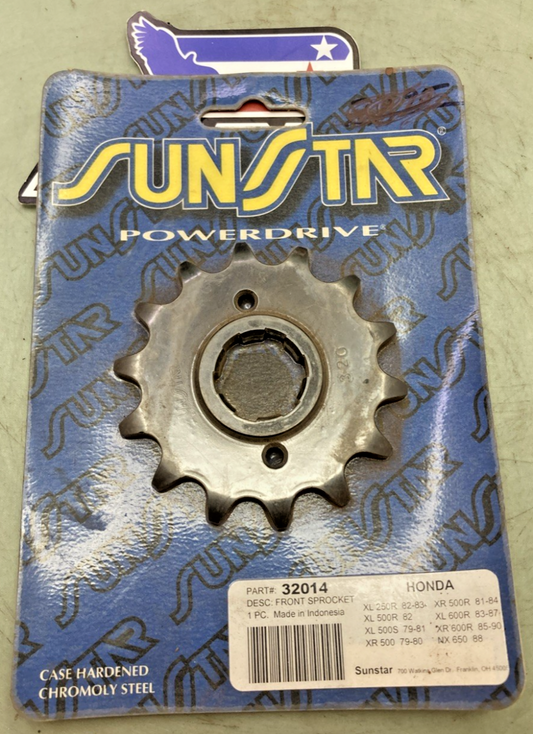 New Genuine Sunstar 32014 Front Sprocket 14T