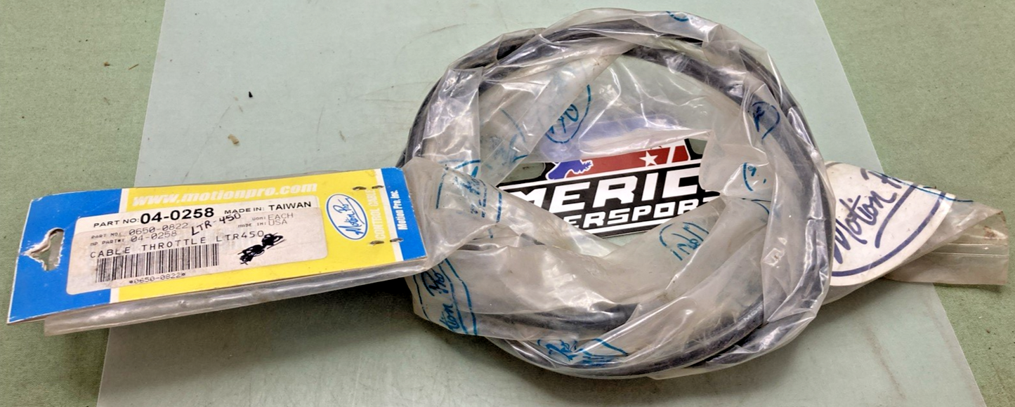New Genuine Motion Pro 04-0258 Throttle Cable