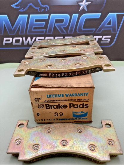New Genuine Bendix E10700850 New Disc Brake Pad Set, GV21-4139