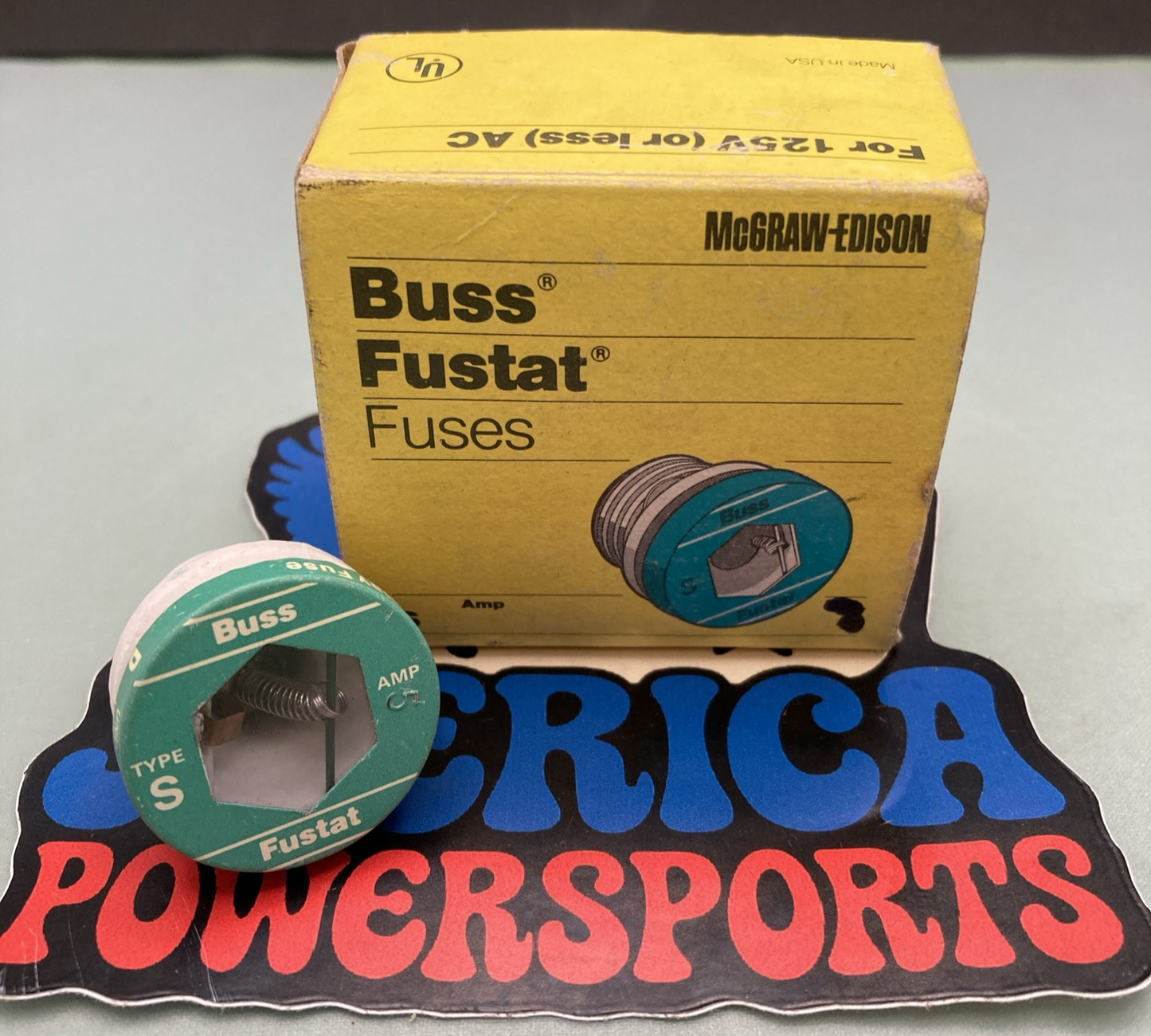 QTY 2 New Genuine Bussmann MG-400 Type S Fustat Dual-Element Plug Fuse, 5amp