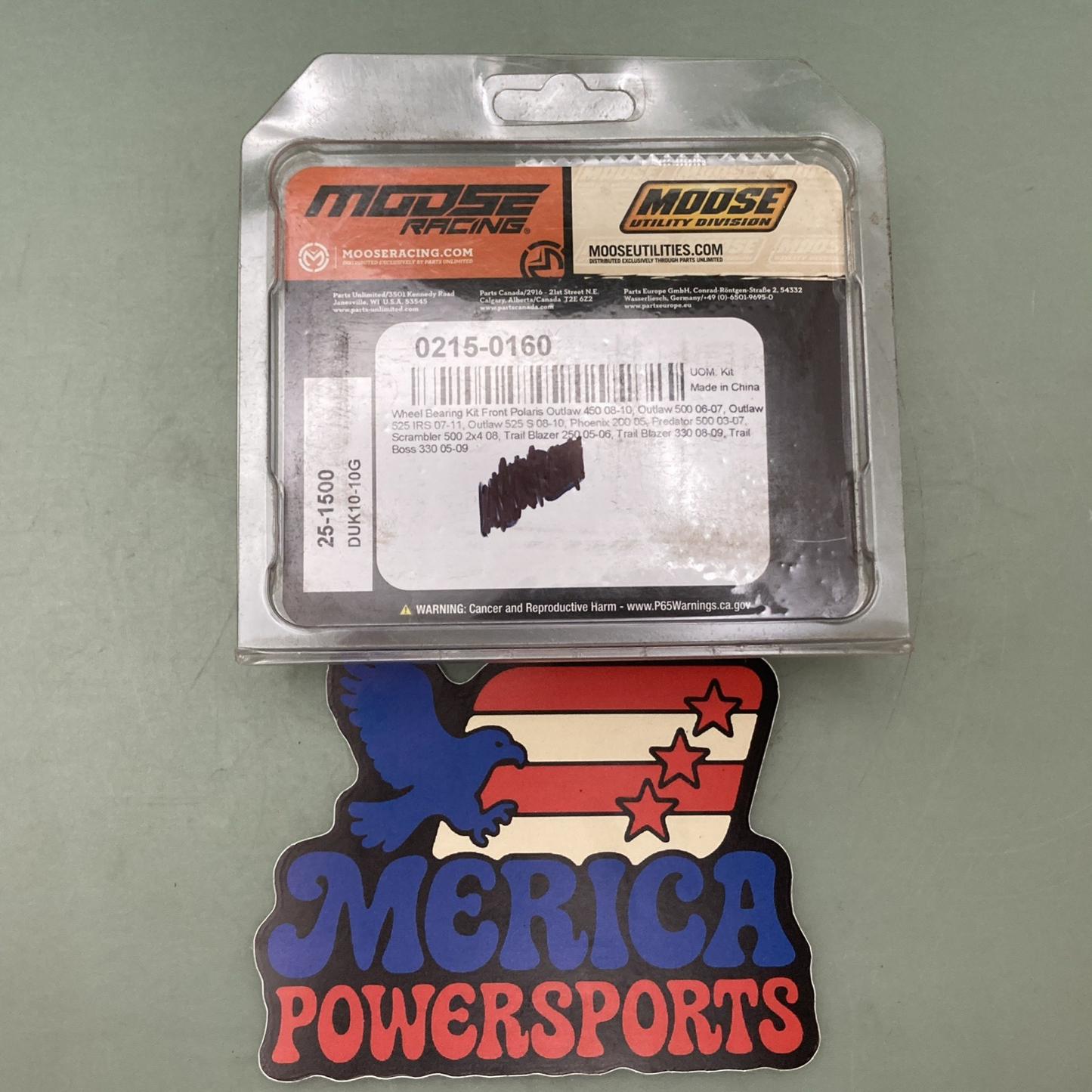 Genuine Moose 0215-0160 Wheel Bearing Kit