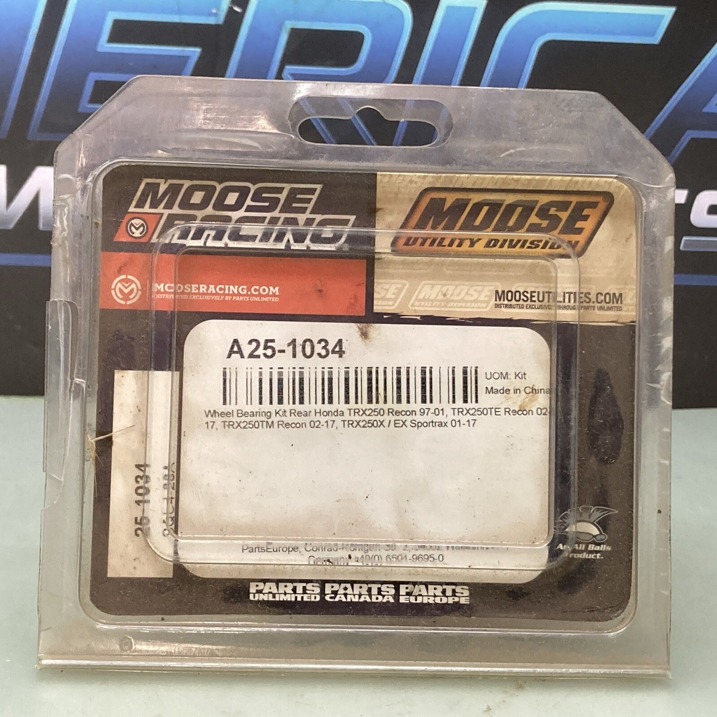 Genuine Moose A25-1034 Wheel Bearing Kit