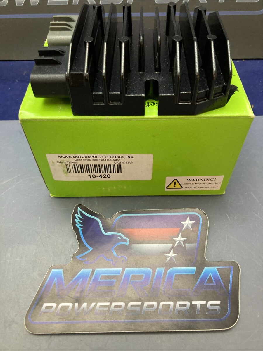 New Genuine Rick's Motorsport Electrics 10-420, 12-7619 Rectifier/Regulator