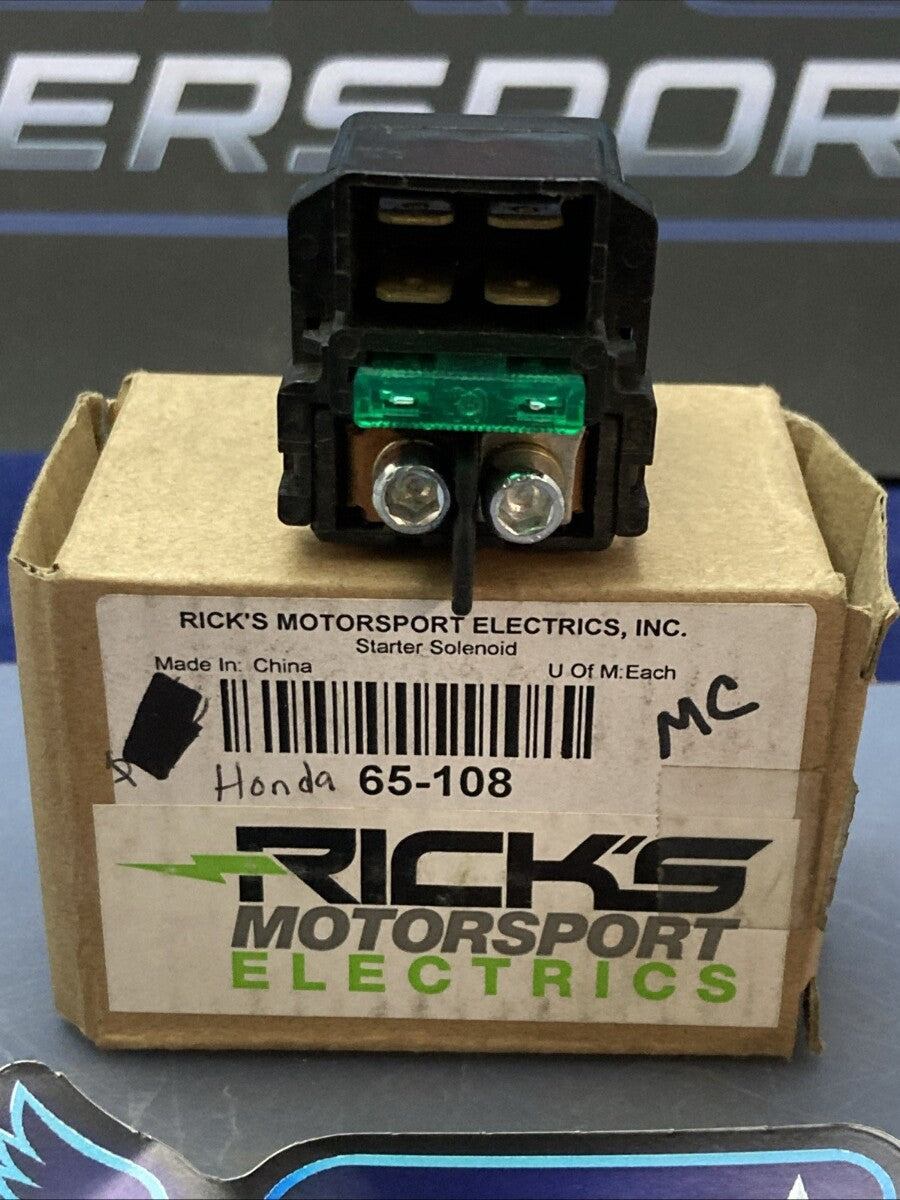 New Genuine Rick's Motorsports 65-108 Solenoid Switch