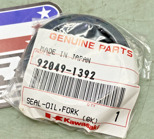 New Genuine Kawasaki 92049-1392 Seal-Oil, Fork, Outer, Tube