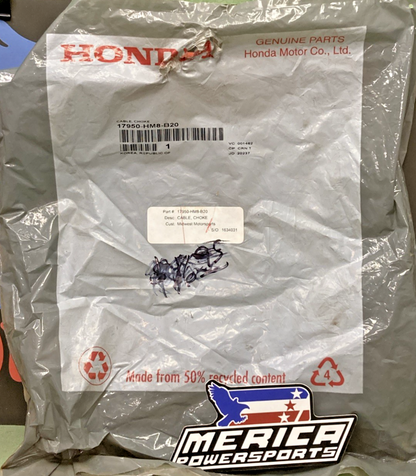 New Genuine Honda 17950-HM8-B20 Choke Cable