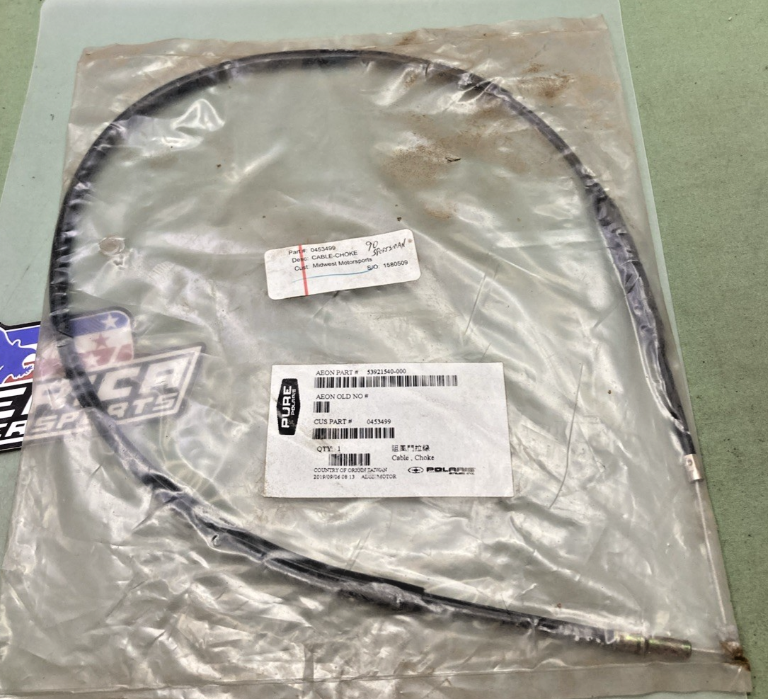 New Genuine Polaris 0453499 Choke Cable