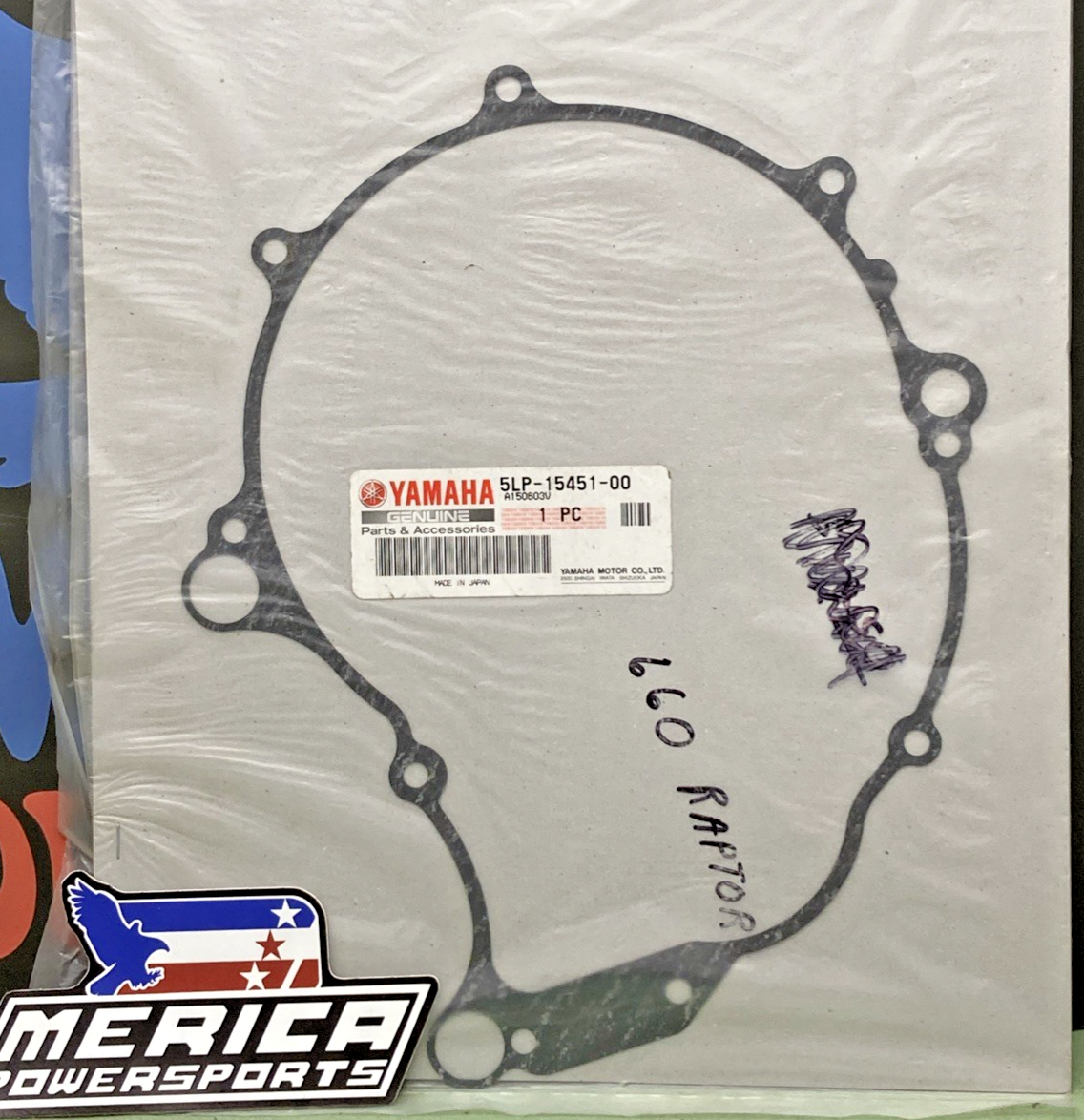 New Genuine Yamaha 5LP-15451-00 Crankcase Cover Gasket
