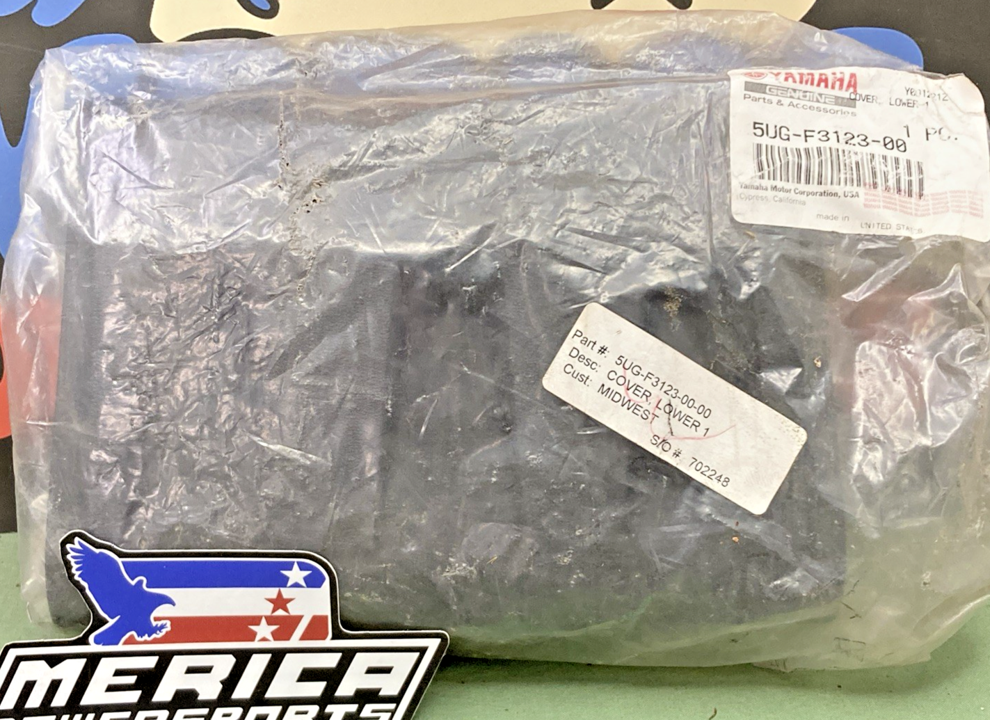 New Genuine Yamaha 5UG-F3123-00 Cover, Under