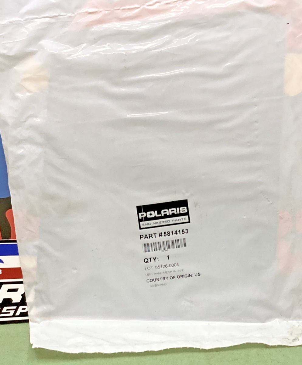 New Genuine Polaris 5814153 Mesh-Intake, Adhesive, Lh