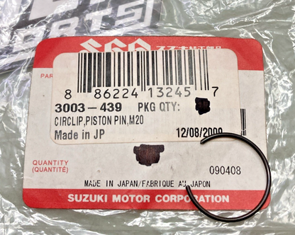 Qty 8 New Genuine Arctic Cat Suzuki 3003-439 Circlip Piston Pin