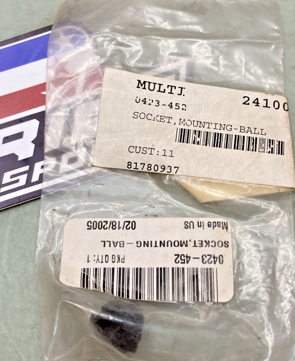 New Genuine Arctic Cat 0423-452 Socket, Mounting Ball