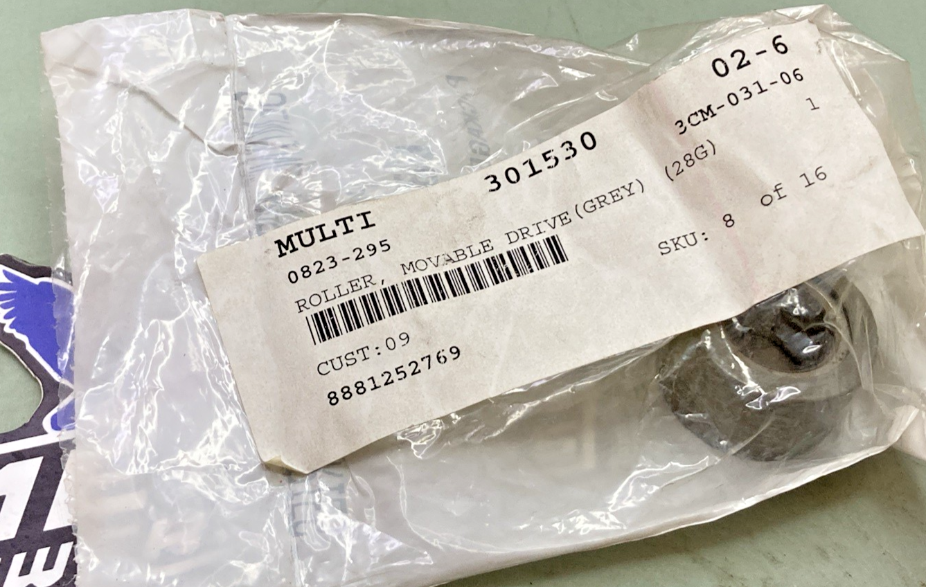 New Genuine Arctic Cat 0823-295 Roller, Movable Drive, Grey