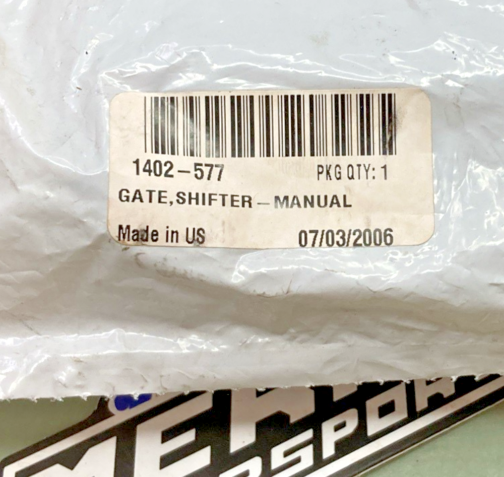 New Replaces Arctic Cat 1402-577 Gate, Shifter-Manual