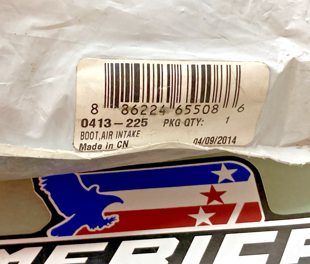 New Replaces Arctic Cat 0413-225 Boot, Air Intake