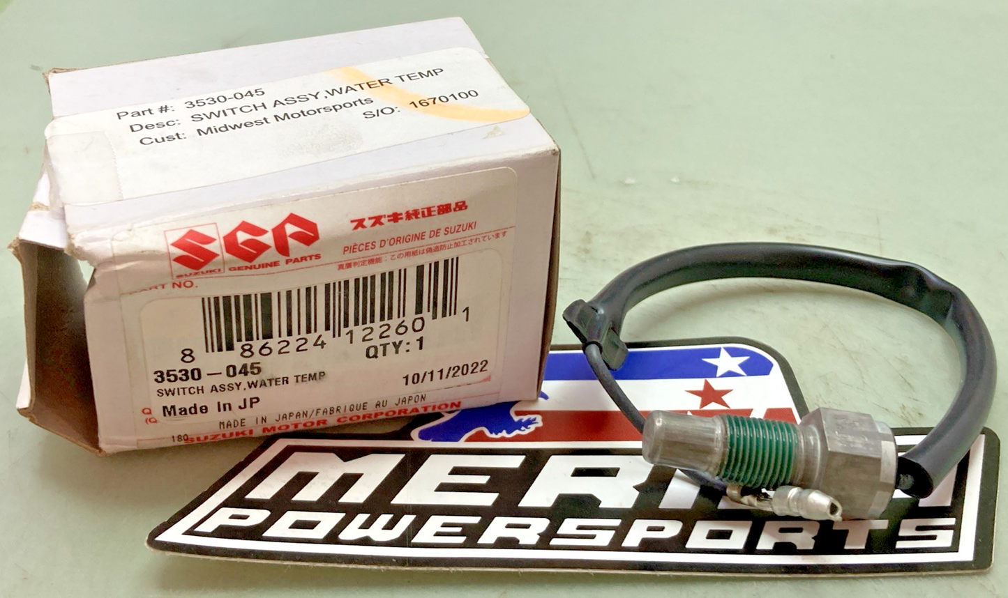 New Genuine Arctic Cat Suzuki 3530-045 Switch Assembly, Water Temp