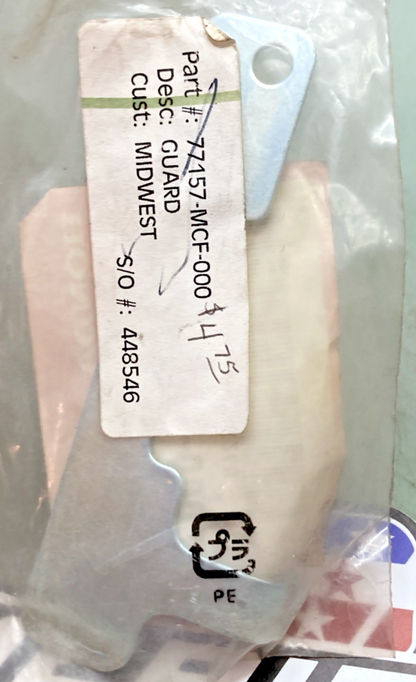 New Genuine Honda 77157-MCF-000 Guard