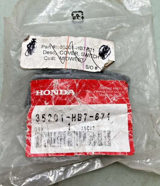 New Genuine Honda 35201-HB7-671 Cover, Switch