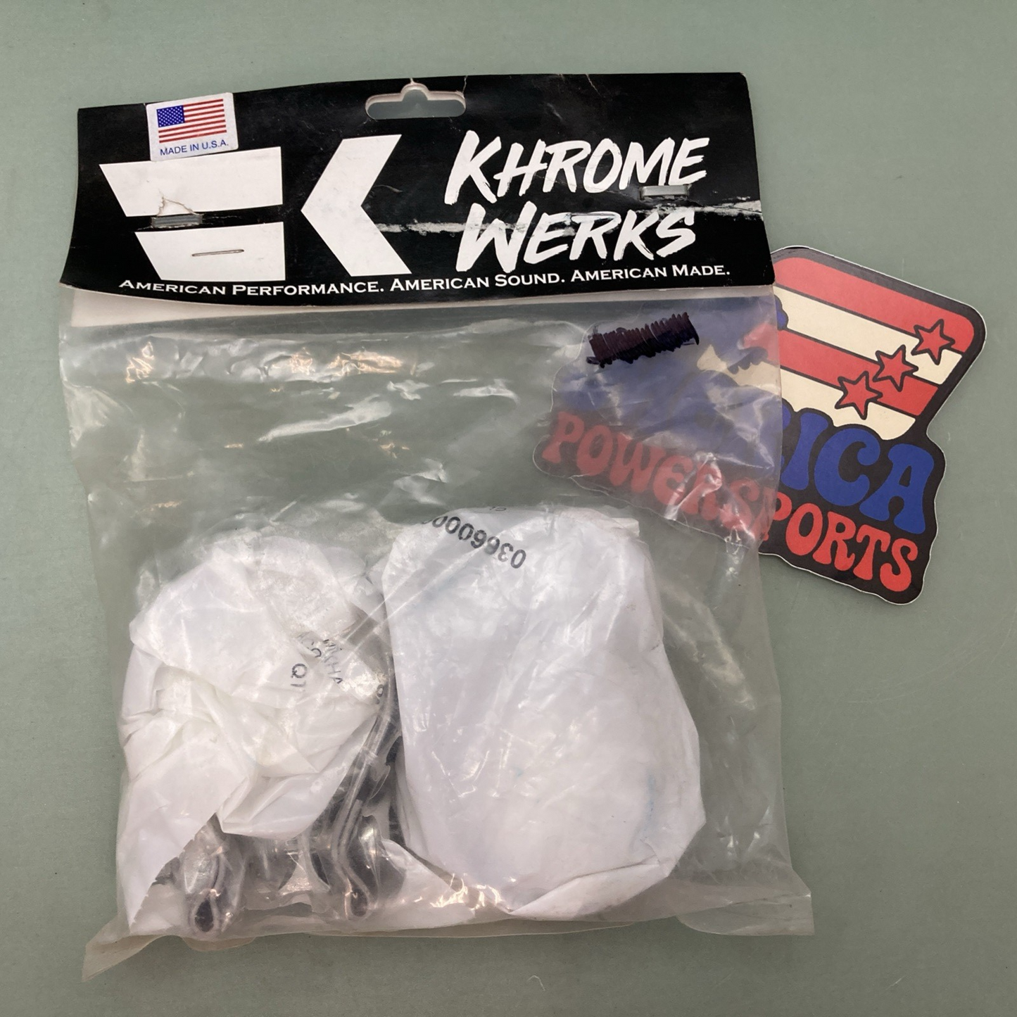 New Genuine Khrome Werks 1860-1382 Muffler Clamp Kit