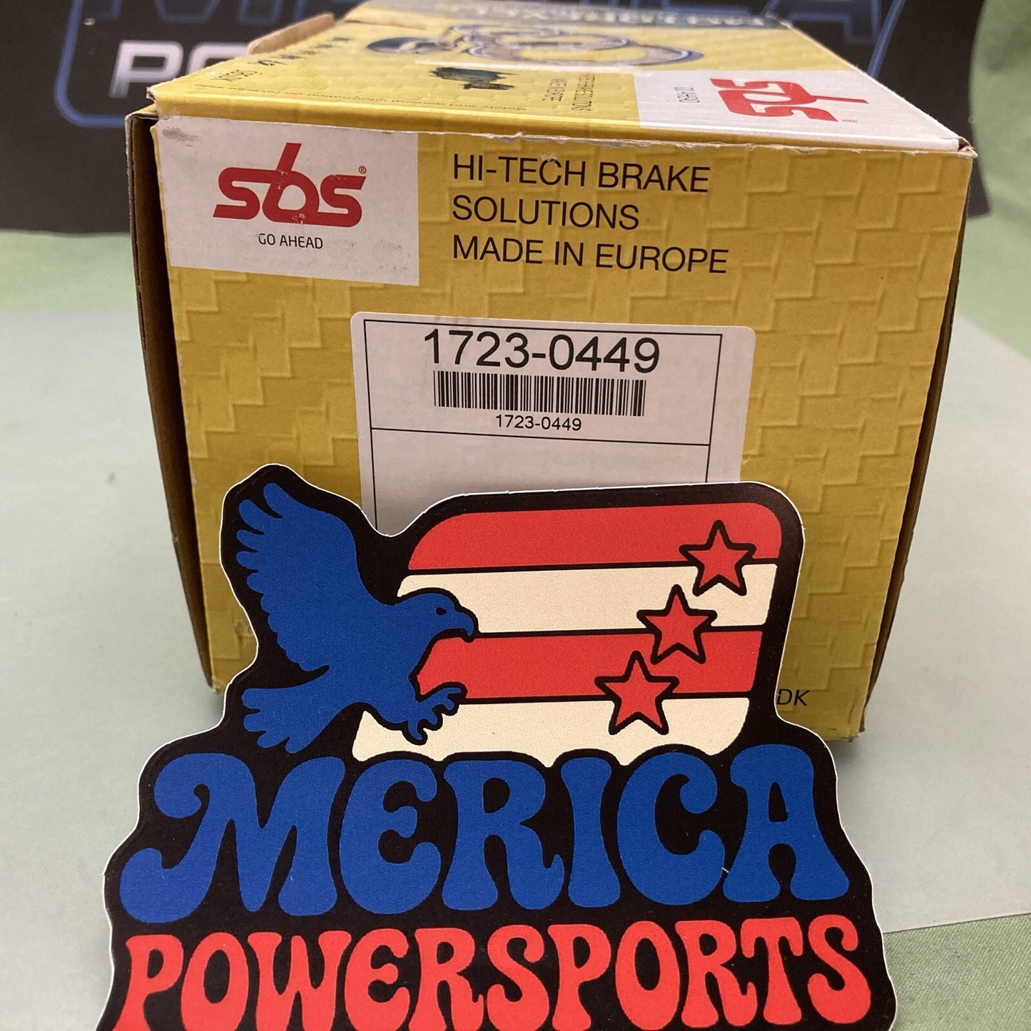 New Genuine SBS 1723-0449 Offroad Brake Shoes