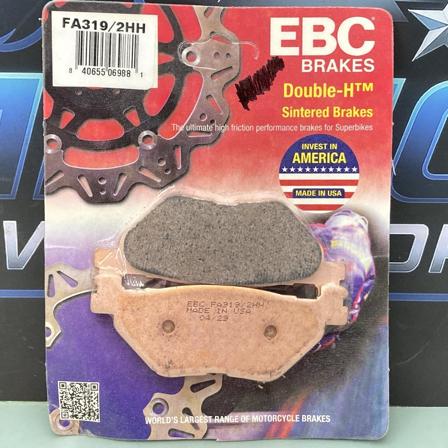 New Genuine EBC Brakes FA319/2HH Double-H Sintered Brakes