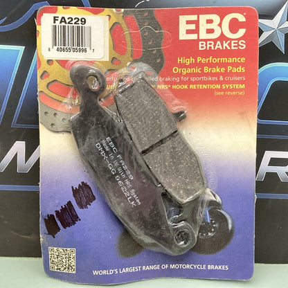New Genuine EBC Brakes FA229 High Performance Organic Brake Pads
