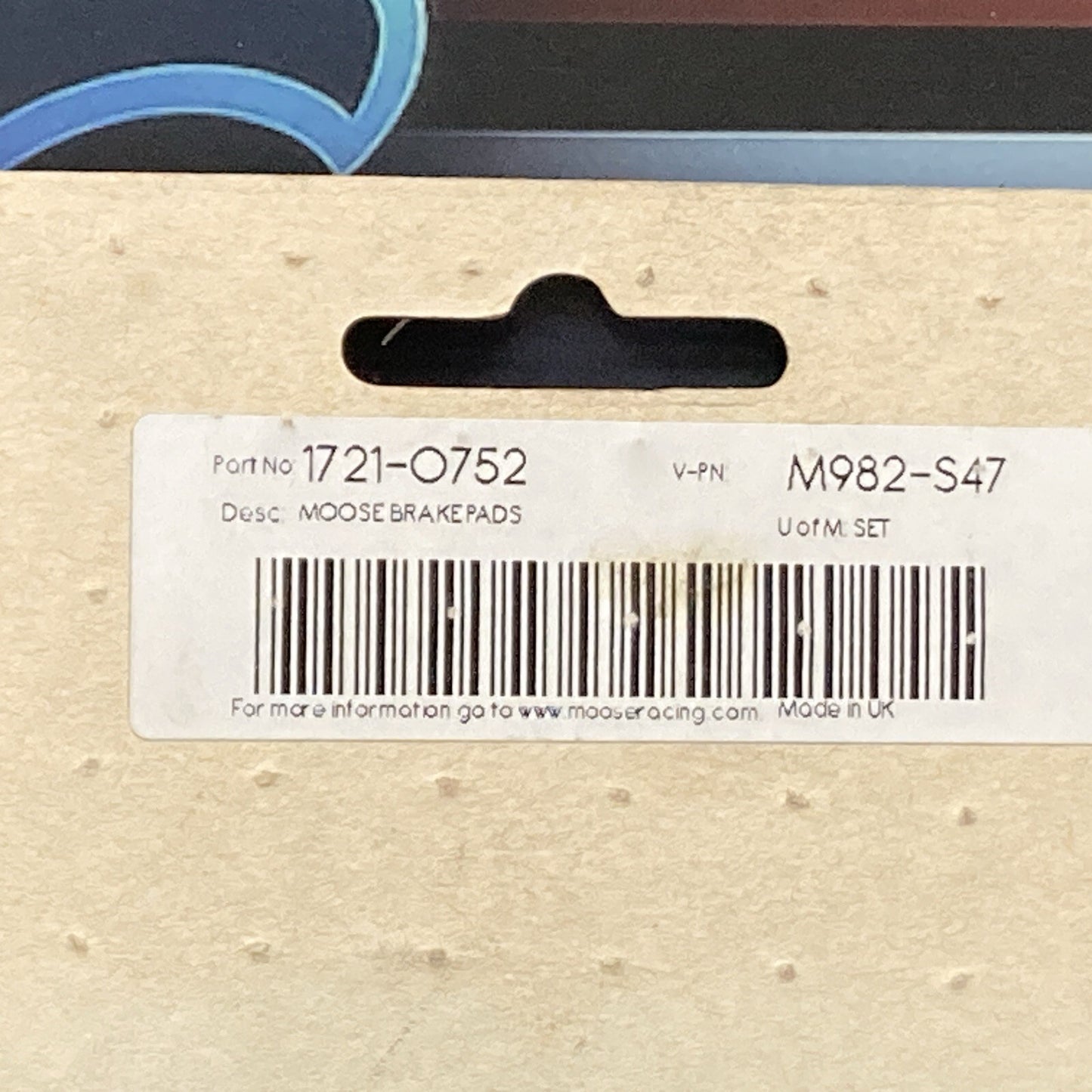 New Genuine Moose Racing 1721-0752 XCR Comp Brake Pads