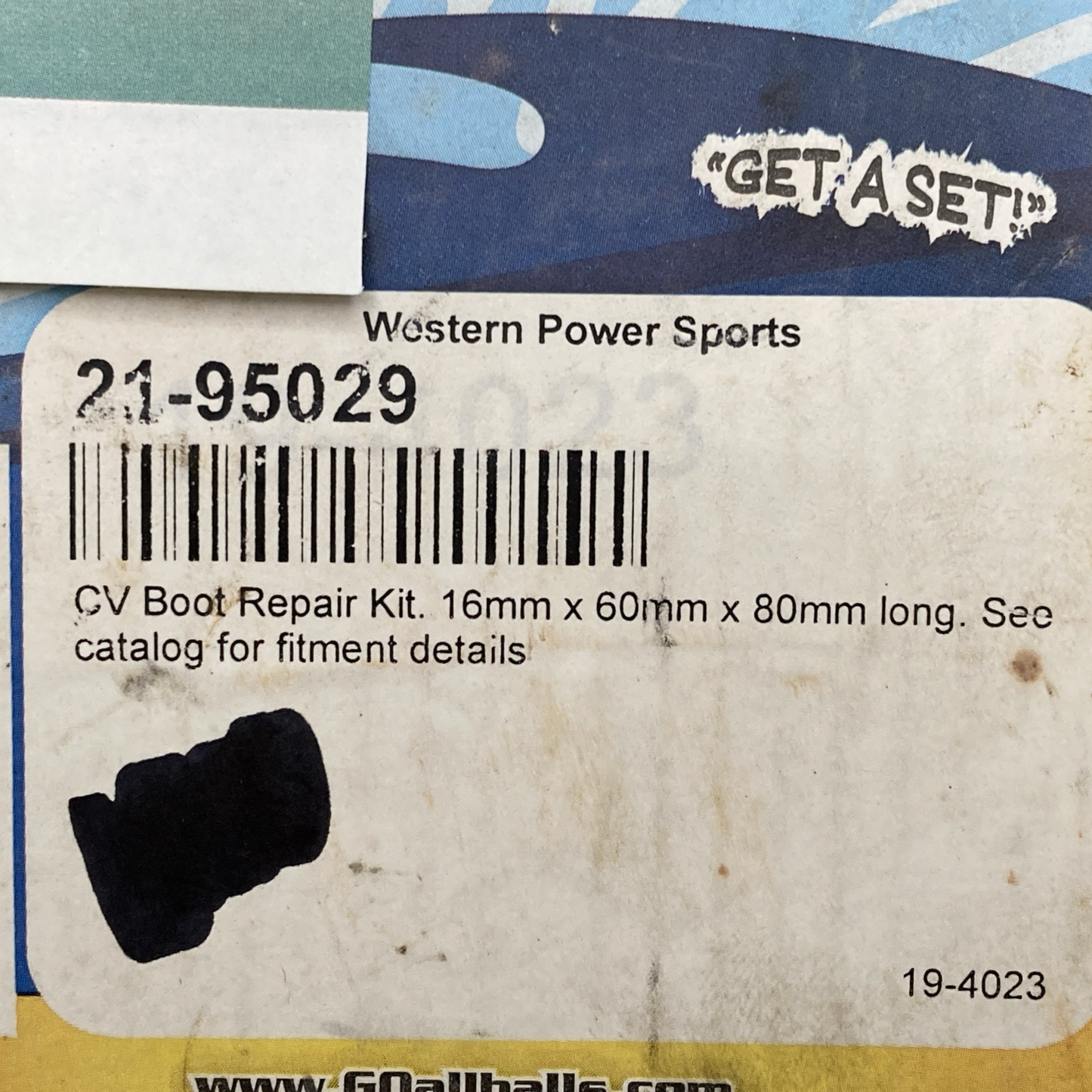 New Genuine Western 21-95029 CV Boot Repair Kit