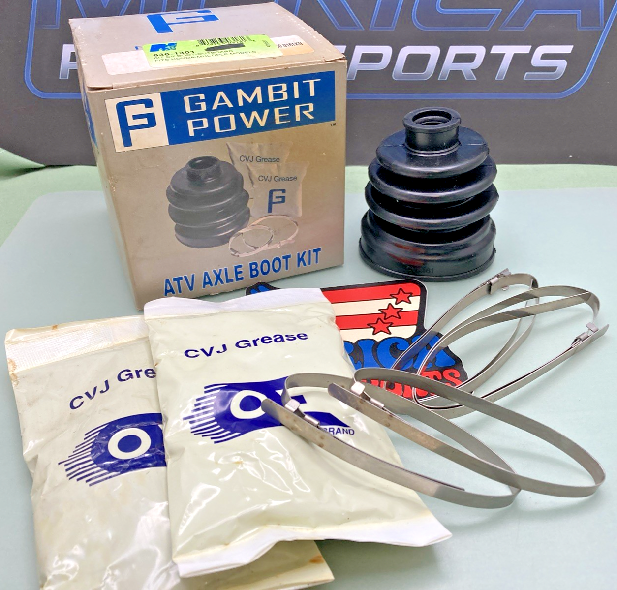 New Genuine Gambit Power 636-1301 Kit, CV Boot - Outboard