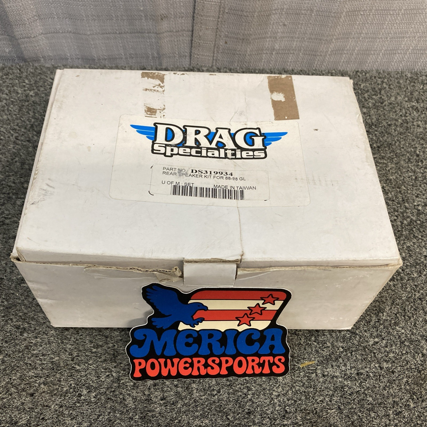 New Genuine Drag Specialties DS319934 Rear Speaker Kit
