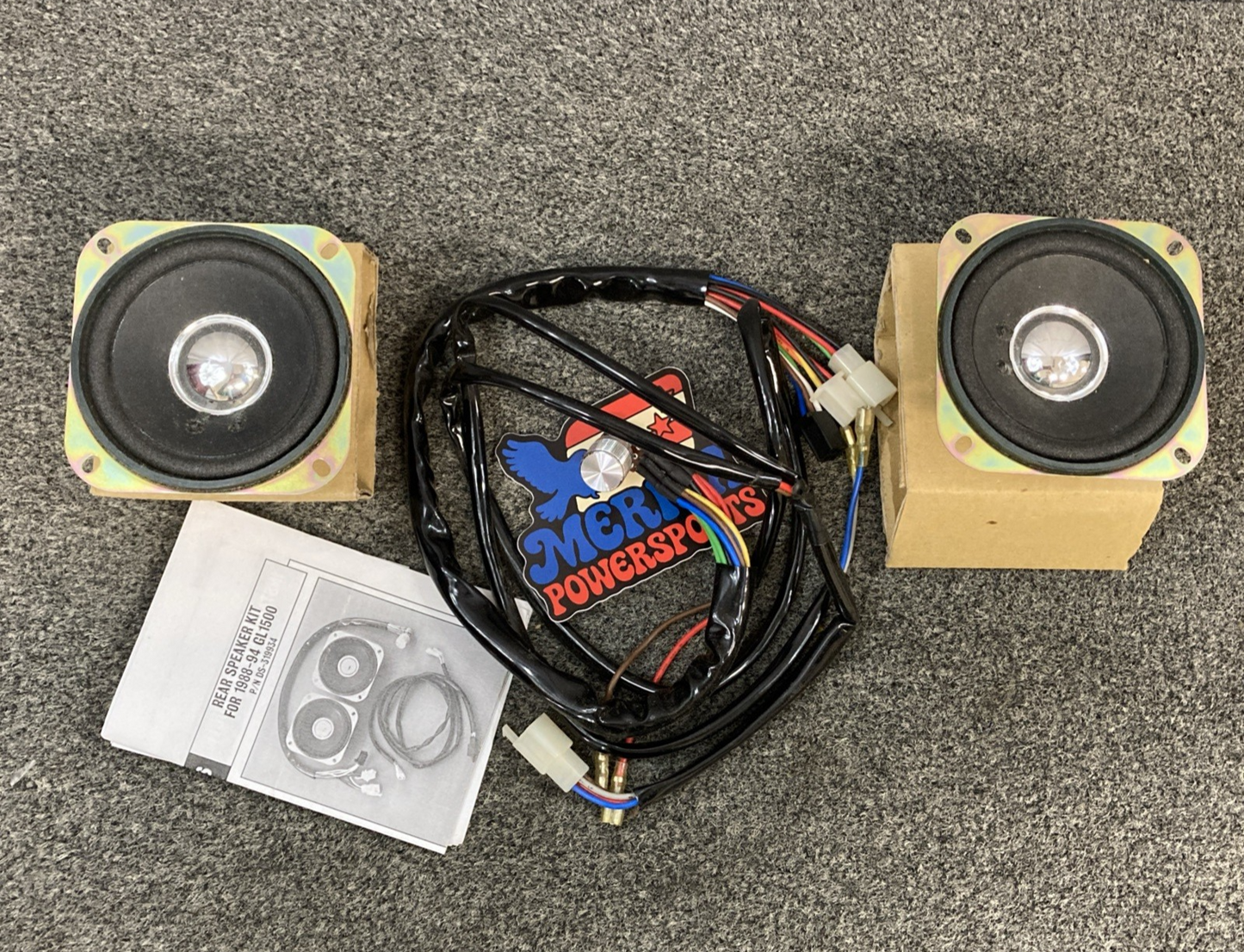 New Genuine Drag Specialties DS319934 Rear Speaker Kit