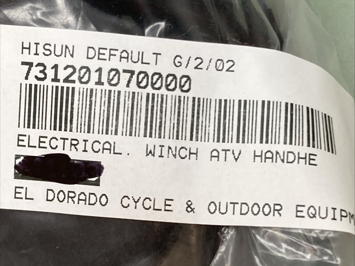 NEW REPLACES HISUN 731201070000 Tactic Winch Switch Controller
