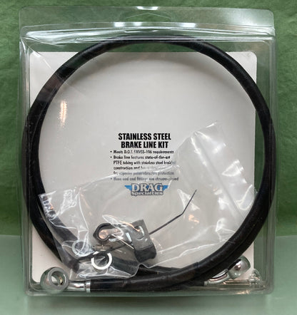 New Genuine Drag Specialties 1741-2534 Break line Front XL-C BLK +4" 660310-4