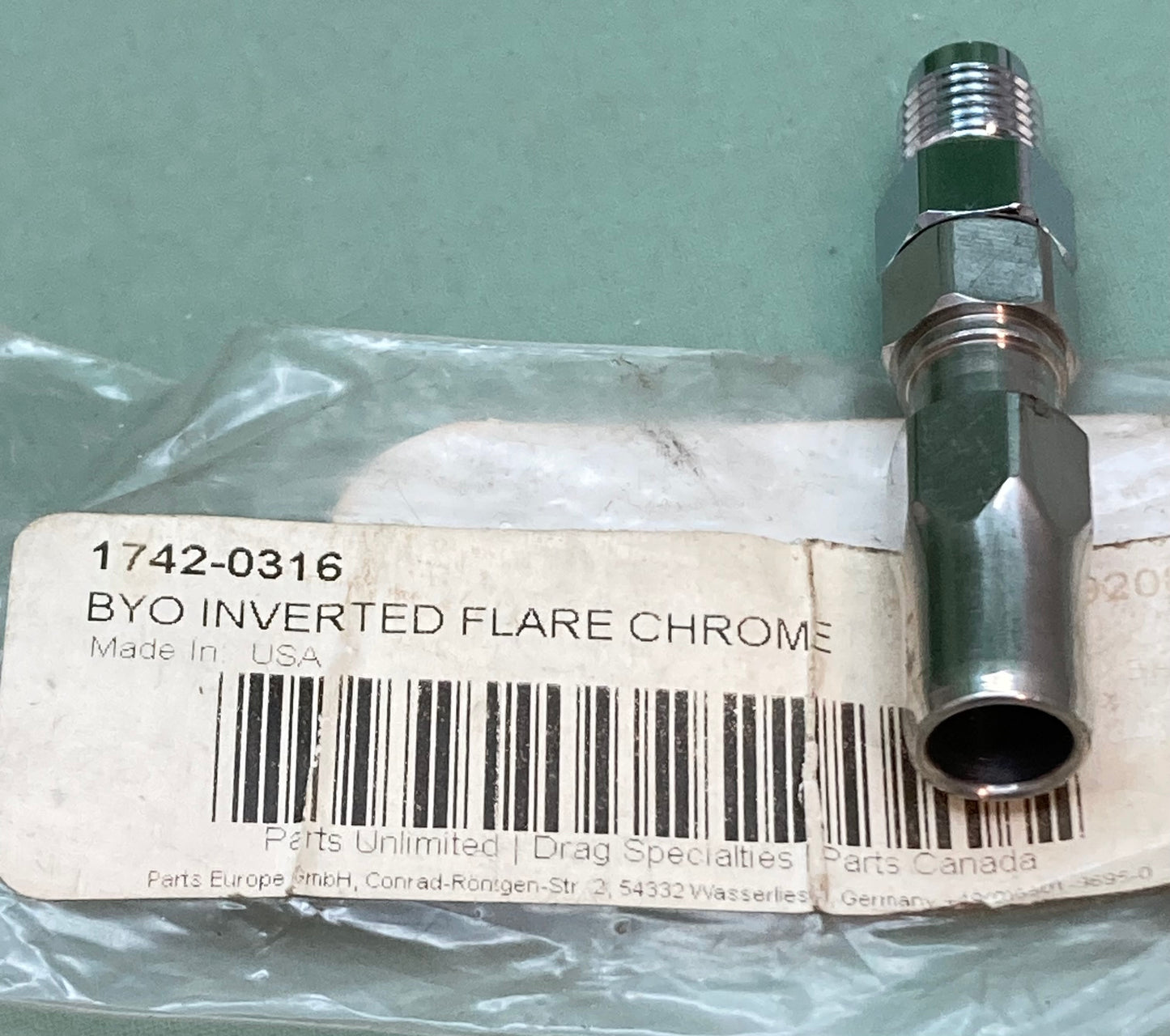 New Genuine Magnum Shielding 1742-0316 BYO Inverted Flare chrome