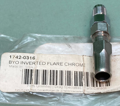 New Genuine Magnum Shielding 1742-0316 BYO Inverted Flare chrome