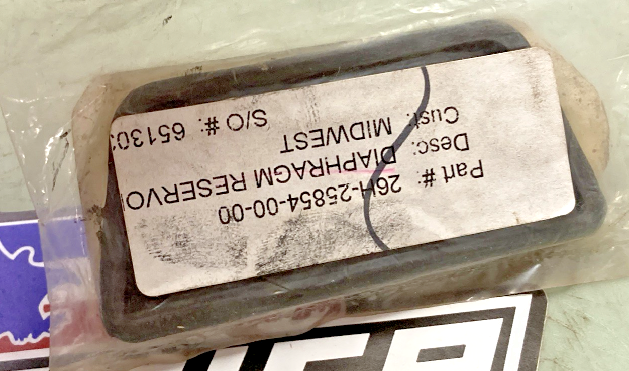 New Genuine Yamaha 26H-25854-00 Diaphragm Reservoir
