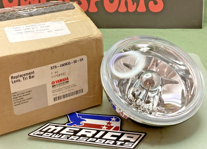 New Genuine Yamaha STR-4WM35-50-EA Lens, Repl, Tri-Bar, P/Lamp