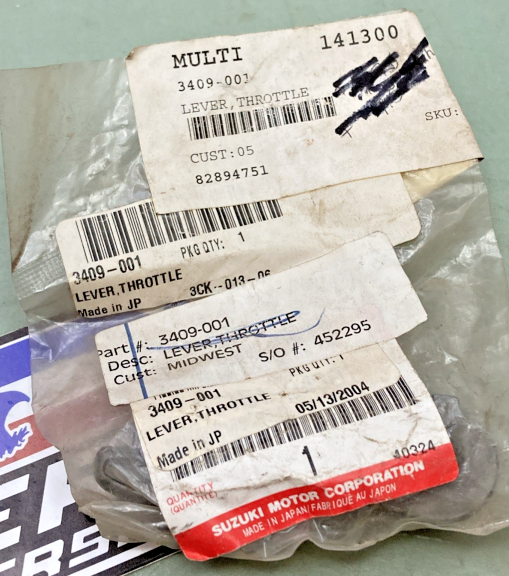 New Genuine Arctic Cat Suzuki 3409-001 Throttle Lever
