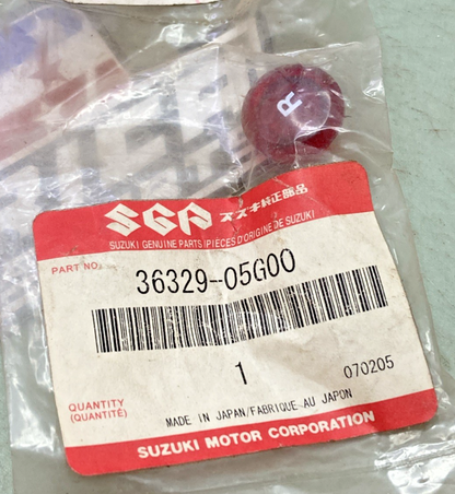 New Genuine Suzuki 36329-05G00 Lens, Reverse, Red
